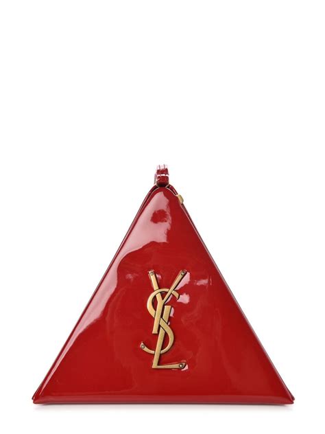 red ysl pyramid clutch|Saint Laurent Pre.